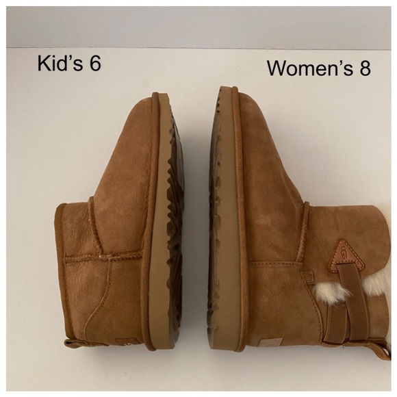 UGG Classic Ultra Mini Boots Chestnut Kid’s 6 (Will Fit a Women’s 8) - Picture 15 of 15